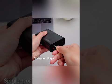 Павербанк ESSAGER Fast Charge: 20000mah 65W Внешний аккумулятор для ноутбука и смартфона, Быстрая зарядка, LED, видео 1