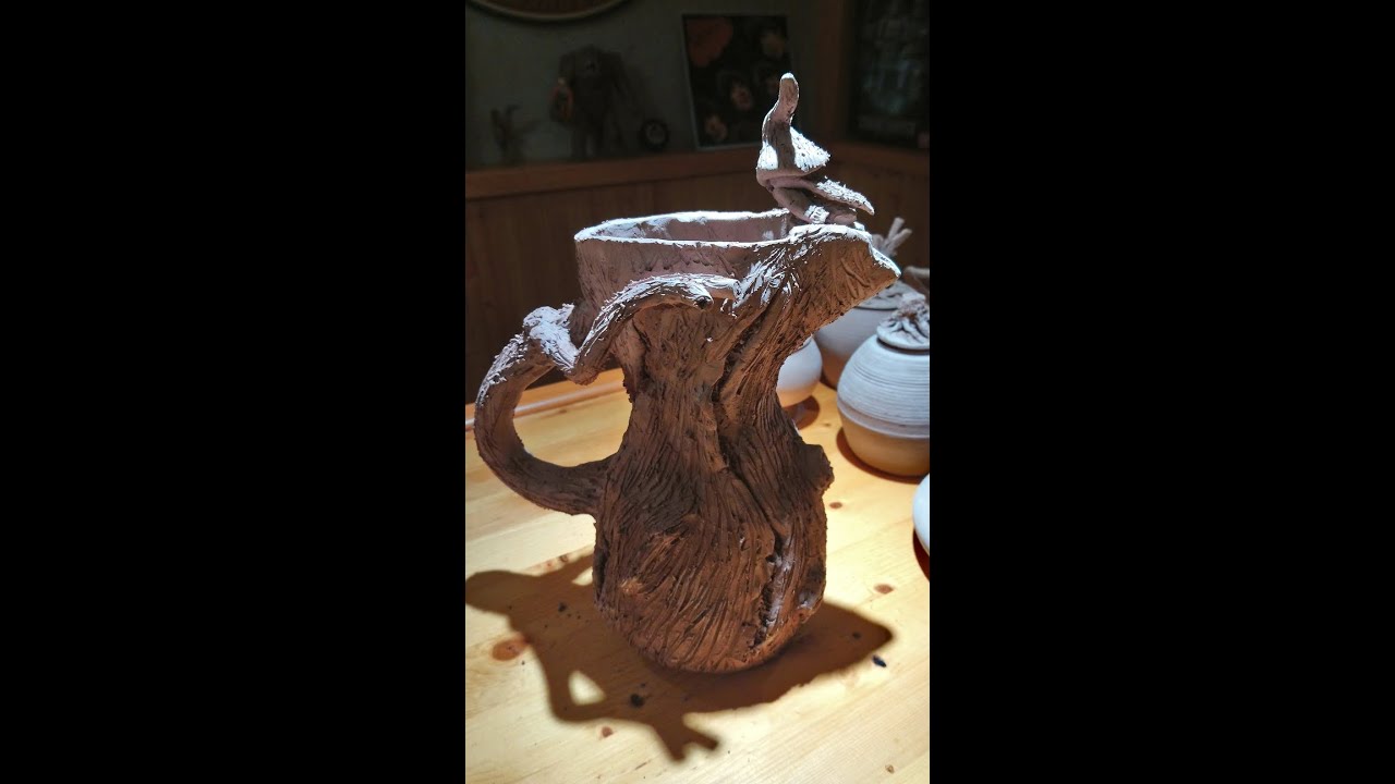 Building a water pitcher fit for a hobbit - YouTube