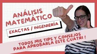 😉 Mis TIPS y CONSEJOS para aprobar ANÁLISIS 66 este cuatri! (CBC / UBA XXI)