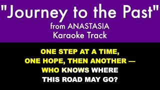"Journey to the Past" from Anastasia - Karaoke Track with Lyrics on Screen chords