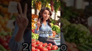 Learn Turkish: Shopping at the Bazaar 🧺 | Türkçe Öğren: Pazarda Alışveriş🧺