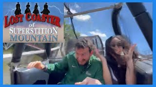 The JANKIEST Coaster I Have Ever Ridden - Lost Coaster of Superstition Mountain