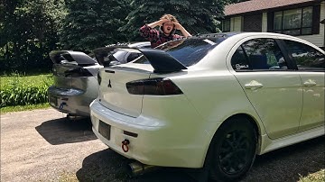 How to install vortex generator on a Mitsubishi Lancer!