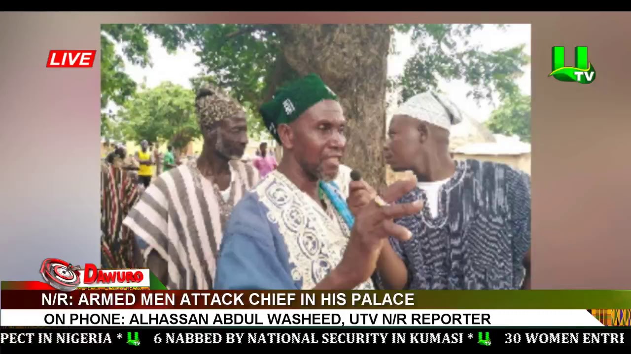 utv ghana frequency on multi tv N/R: Armed men attack chief in his palace