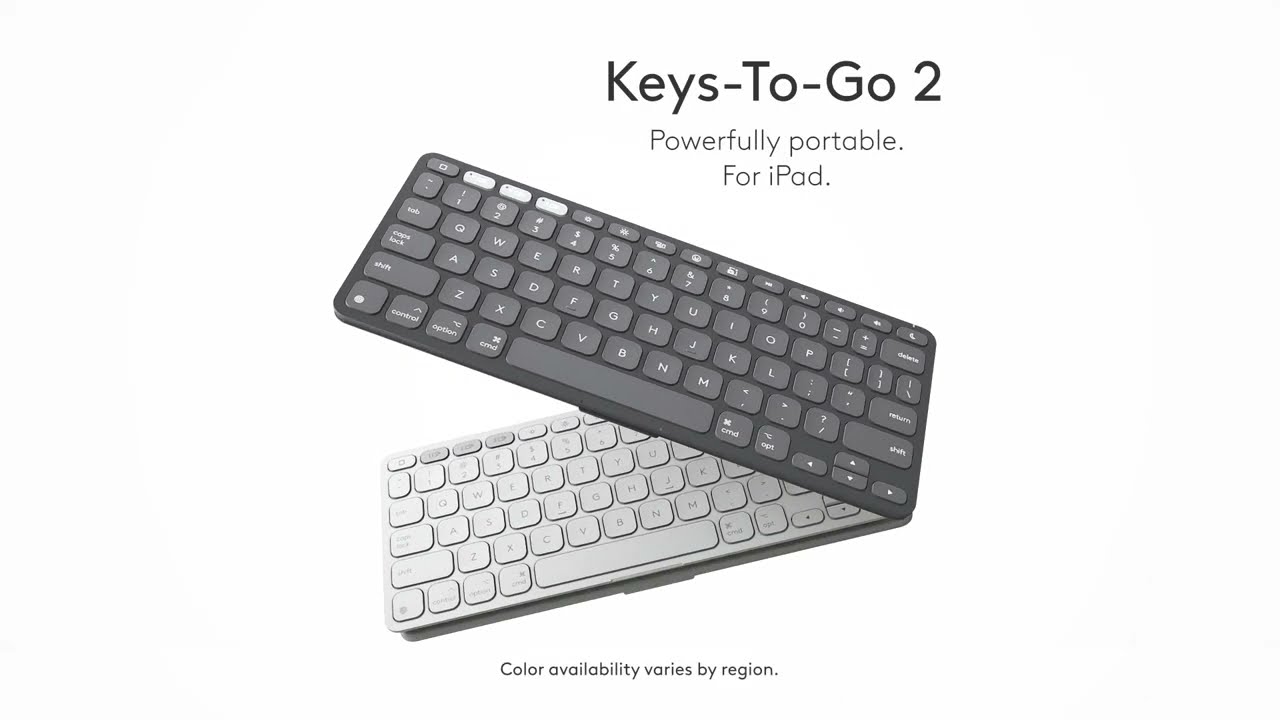 Logitech Keys-To-Go 2 Keyboard for iPad/iPhone/Mac - Graphite