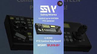SalrayWorks' C-K200 PTZ Control Keyboard: For Smooth, Accurate Camera Movements!