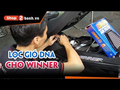 Video Thay lọc gió DNA cho Winner tại Shop2banh - youtube