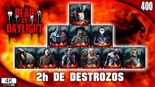 ESPECIAL 400: 2h DE DESTROZOS | DEAD BY DAYLIGHT Gameplay Español