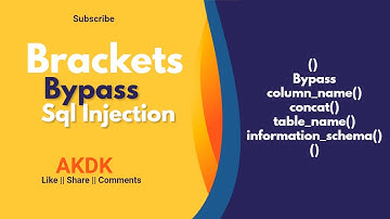 Brackets Bypass Sql Injection