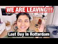 We are leaving  last day in rotterdam  netherlands  europe  dinner  paneer biriyani  friends