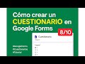 Crea un CUESTIONARIO en Google Forms con CALIFICACIÓN al instante 💯