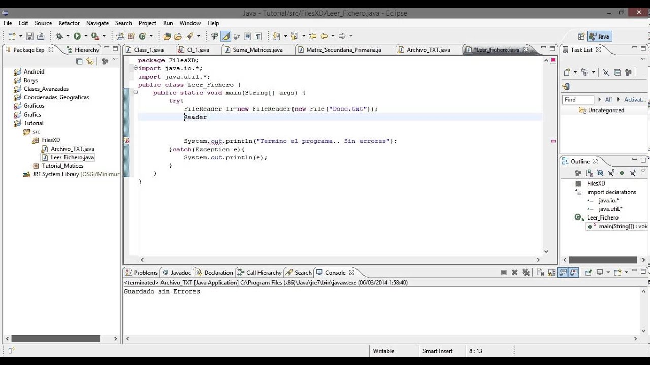 Leer Ficheros - Java - YouTube