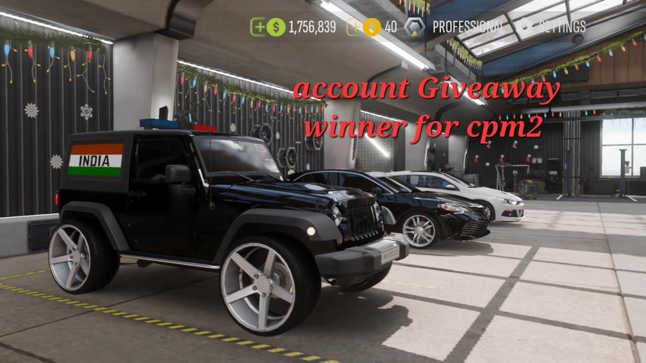 Free account for car parking multiplayer giveaway winner 