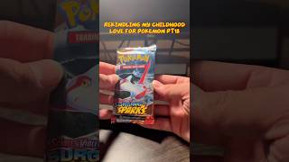 Rekindling my childhood love for Pokemon pt18! #pokemoncards #shorts
