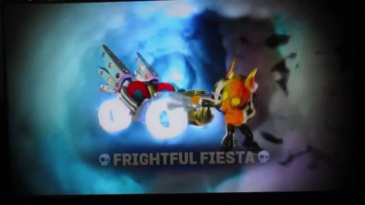 Skylanders SuperChargers Frightful Fiesta Bottom path gameplay YouTube