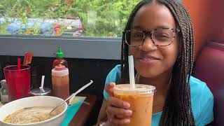 VLOG Eating at Pho Huong Vietnamese Restaurant and hanging with the two youngies 🥢🍲❤️