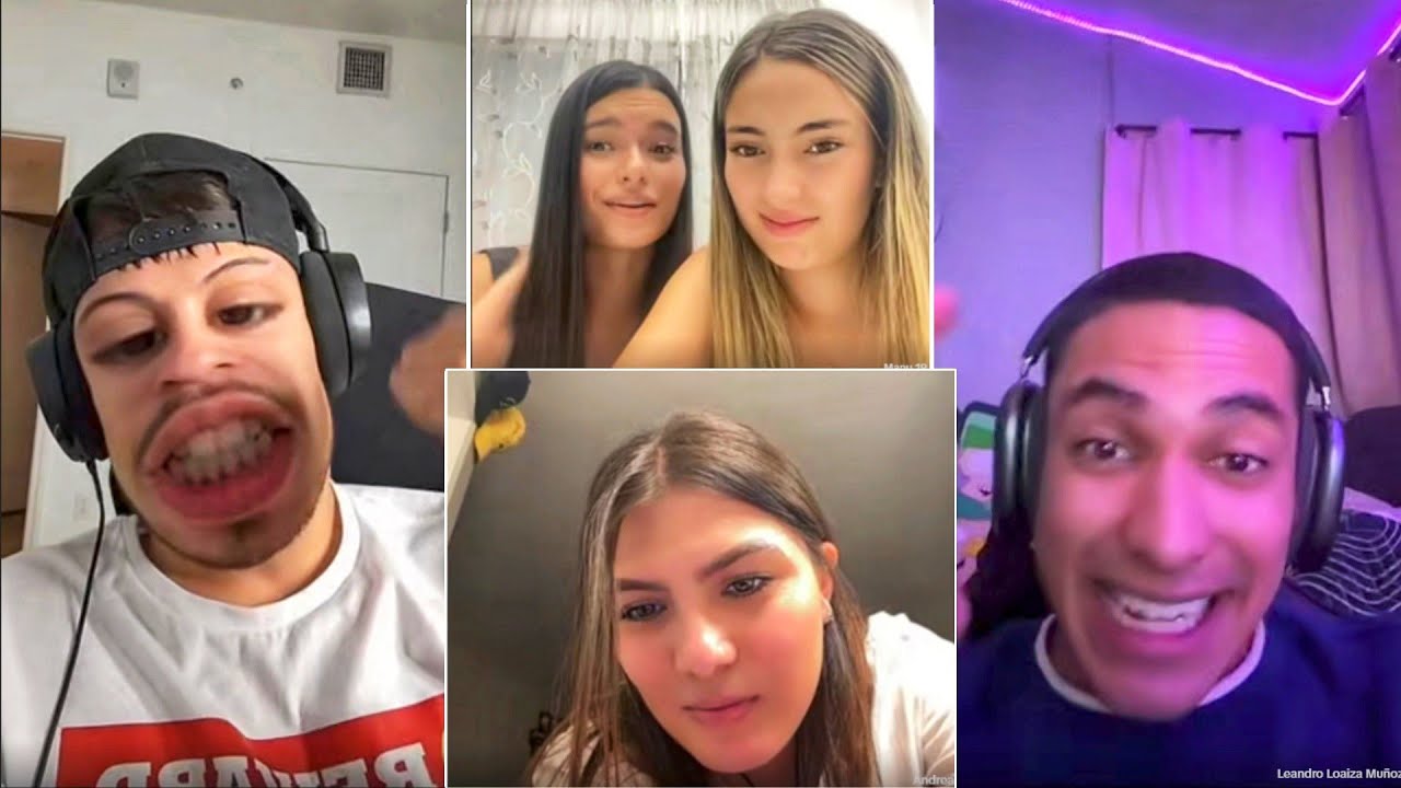 Samu y Leandro haciendo el reto de deditos mojados en Tiktok | Samulx