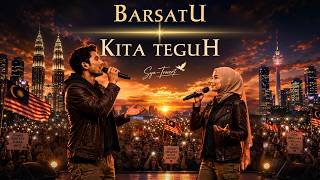 BERSATU KITA TEGUH | Bersama Melangkah Ke Hadapan ( Audio   Lyric Video)