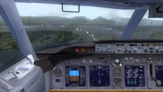 Cockpit Landing Honolulu Boeing 737-700