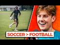 Cam Little's Confession: 'No Hot Mic But I Prefer Soccer Over Football'