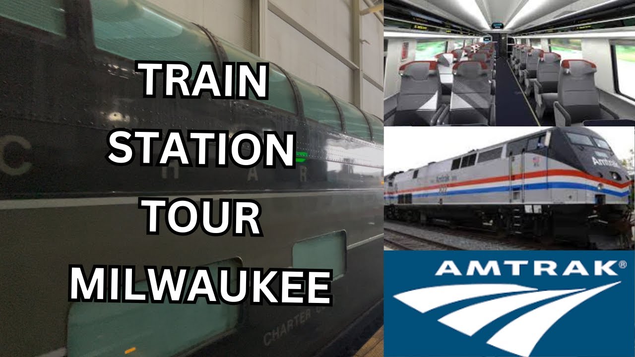 Amtrak Station Milwaukee Tour - Full Milwaukee Train Station Walk-Through - Train Tour