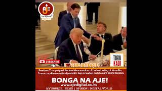 ✍️ Trump Signs Iran Pact