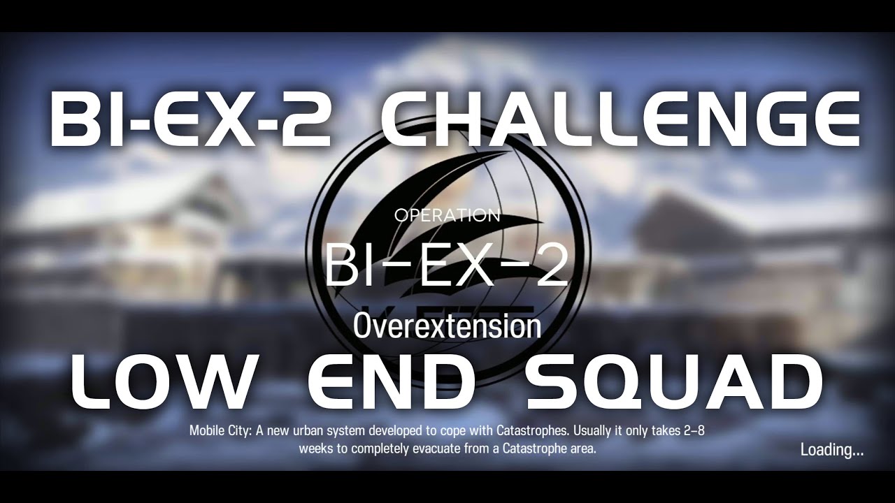 BI-EX-2 CM Challenge Mode | Ultra Low End Squad | Break The Ice | 【Arknights】