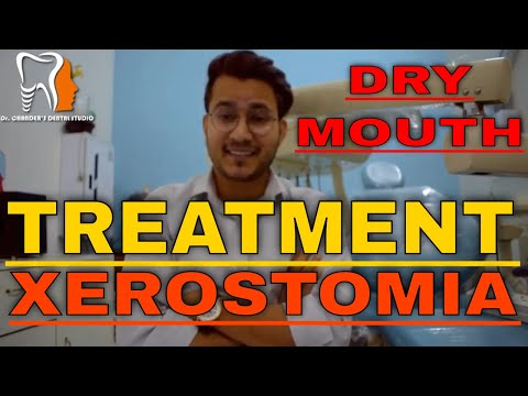 TREATMENT OF DRY MOUTH- XEROSTOMIA - EXPLAINED BY DR.CHANDER UDHEY||मुँह सूखने की समस्या || HINDI