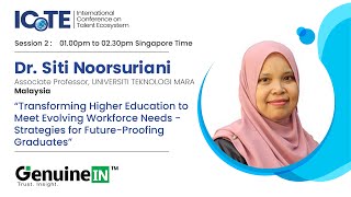 GenuineIN | ICoTE '24 Conference | Session by Dr.  Siti Noorsuriani Maon | MARA | Malaysia screenshot 2