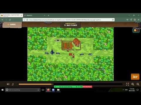 CodeCombat Python | Back to Back Step-by-Step Tutorial