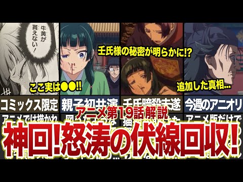 【薬屋のひとりごと】最新アニメ第19話を解説！！怒涛の伏線回収が圧倒的神回すぎた！！ #薬屋のひとりごと #ゆっくり解説 #猫猫 #壬氏