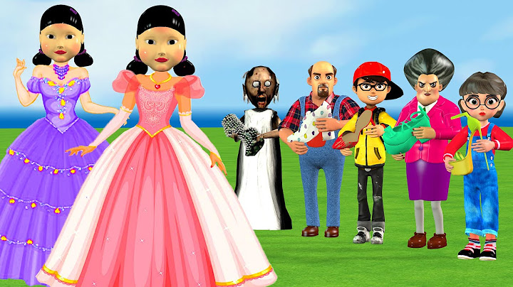 Scary Teacher 3D vs Squid Game 2 Painting High Heels Squid Doll Nice or Error 5 Times Challenge