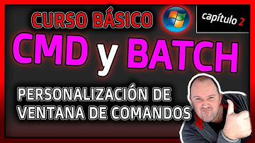 Curso CMD y Batch⭐ Cap 2 - Personalizacion de ventana de comandos