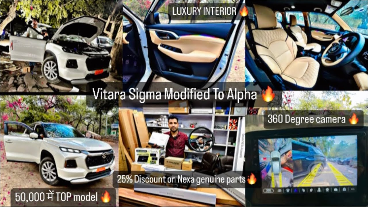 Grand vitara sigma modified grand vitara genuine accessories grand
