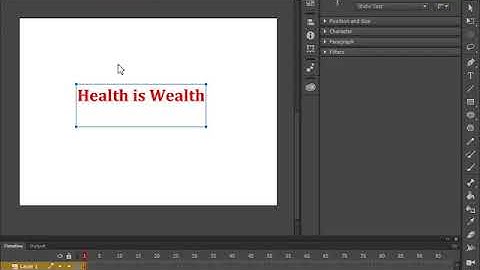 Animation And Layers In Animate -  To Convert Text On The Shapes | Computer Training | Periwinkle
