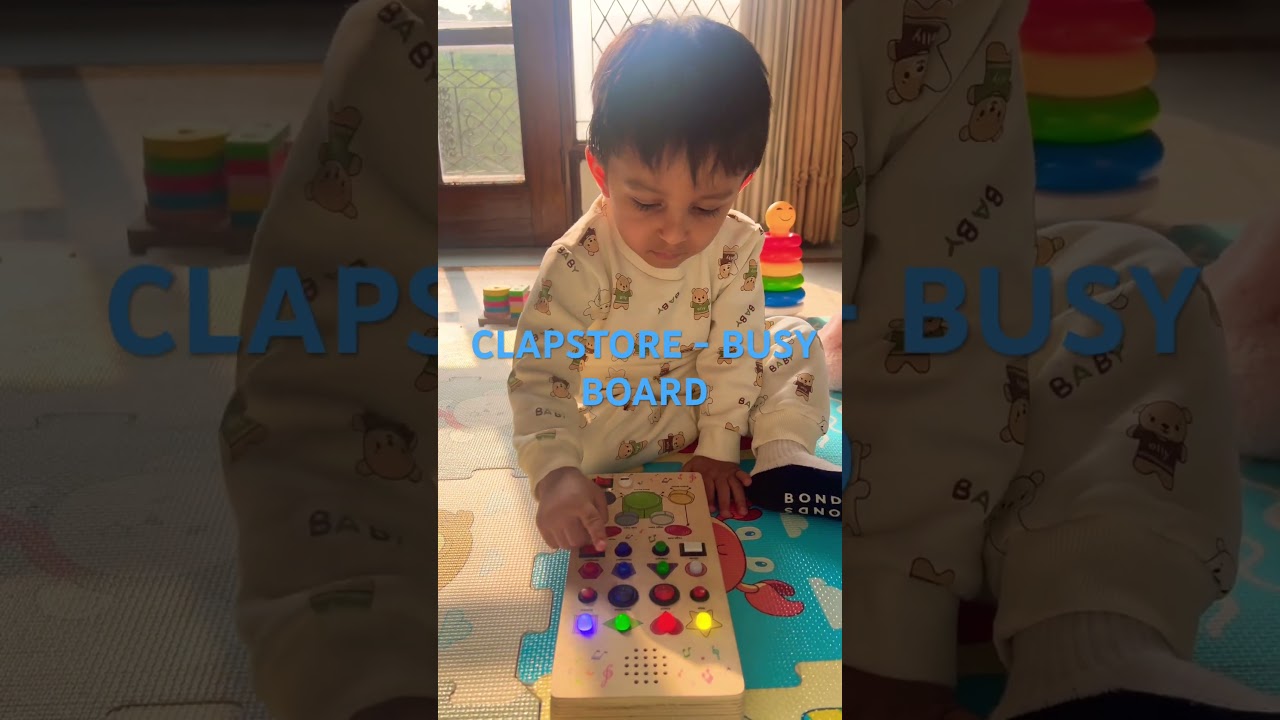 BEAT MAKER MONTESSORI BUSY BOARD FROM CLAPSTORE 🧸 
