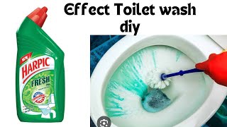 How to make Toilet wash DIY : Very potent and active toilet wash