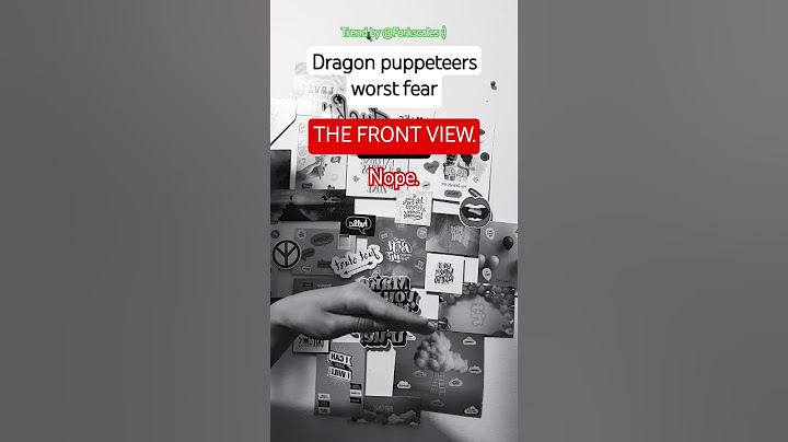Dragon puppeteers worst fear... Trend by @Forkscales #paperdragon #dragon #dragonart #art