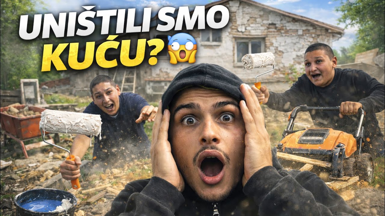 Gedza i Kiki renoviraju dvorište | Sve je krenulo po zlu