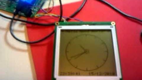 mbed analog lcd clock experiment
