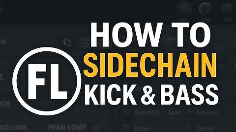 How to Sidechain Kick & Bass in FL Studio | No Plugin Needed! (Fruity Balance + Peak Controller)
