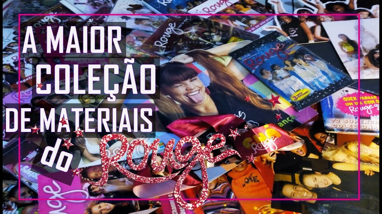 CONHECI UMA COLEÇÃO ENORME DO ROUGE COM RAFAEL RODRIGUES