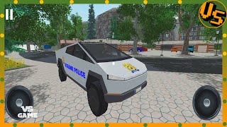 New Tesla Cybertruck Police Car Drive!! - Police Patrol Simulator Android Gameplay screenshot 5