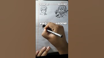 How to Draw ZORO in Different Levels from ONE PIECE: SIMPLE, SKILLED, PRO, LEGEND #drawing #anime