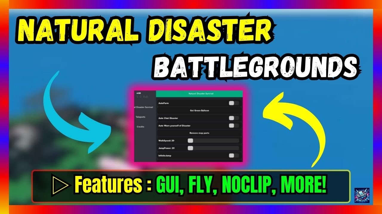 Natural Disaster Survival Script - Free Download and Copy