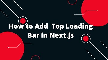 Next.js 14 Tutorial #51 Top Progress Bar Integration Nextjs 14