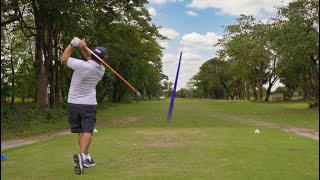 Play 9 Holes with me (Air Force City Golf Course, Every Shot)