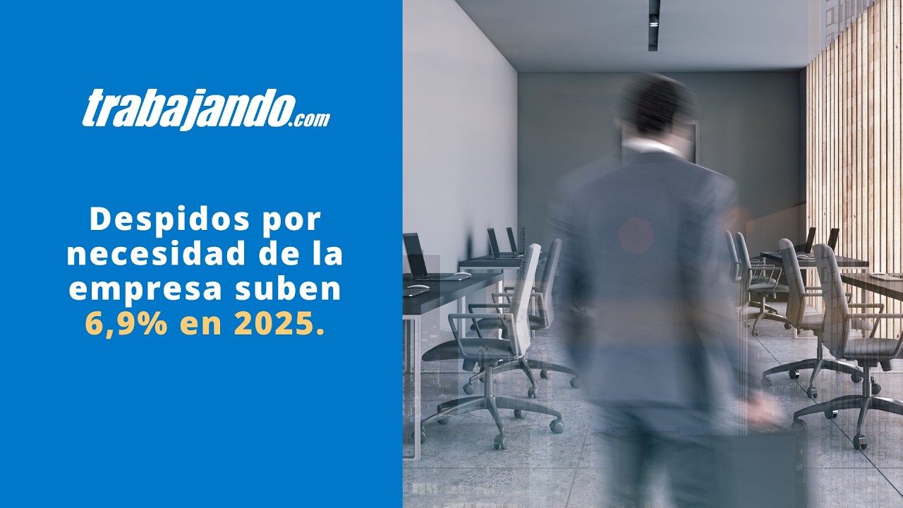 Suben 📉📊 Despidos por necesidad de la empresa suben 6,9% en 2025. - YouTube
