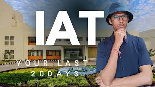 Don't do this 😱 only 20 Days left 😰| Boost Your Rank 💯 | IAT 2026 👨‍🔬