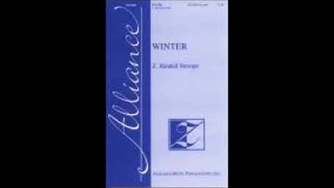 Winter Z. Randall Stroope SATB